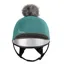 LeMieux Pom Hat Silk Peacock One Size